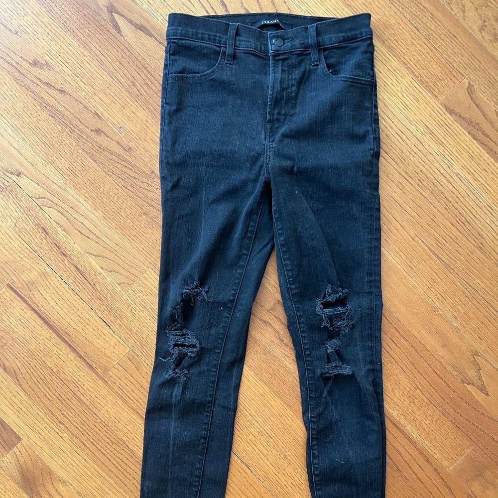 J Brand High Rise Alana Cropped Skinny Jeans